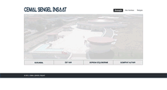 Desktop Screenshot of cemalsengelinsaat.com